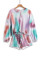 Multicolor Tie Dye Knit Lounge Set