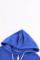 Blue Zip-up Hoodie Jacket