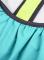 Light Green Print Insert Racerback Tankini Set