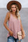 Pink Knitted Cami Tank Top