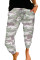 Gray Camouflage Casual Sports Pants