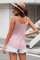 Pink Knitted Cami Tank Top