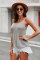 Gray Knitted Cami Tank Top