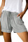 Gray Strive Pocketed Tencel Shorts