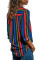 Multicolor Striped Modern Women Shirt