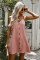 Pink Buttoned Slip Dress