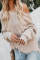Apricot Tainted Love Cotton Distressed Sweater