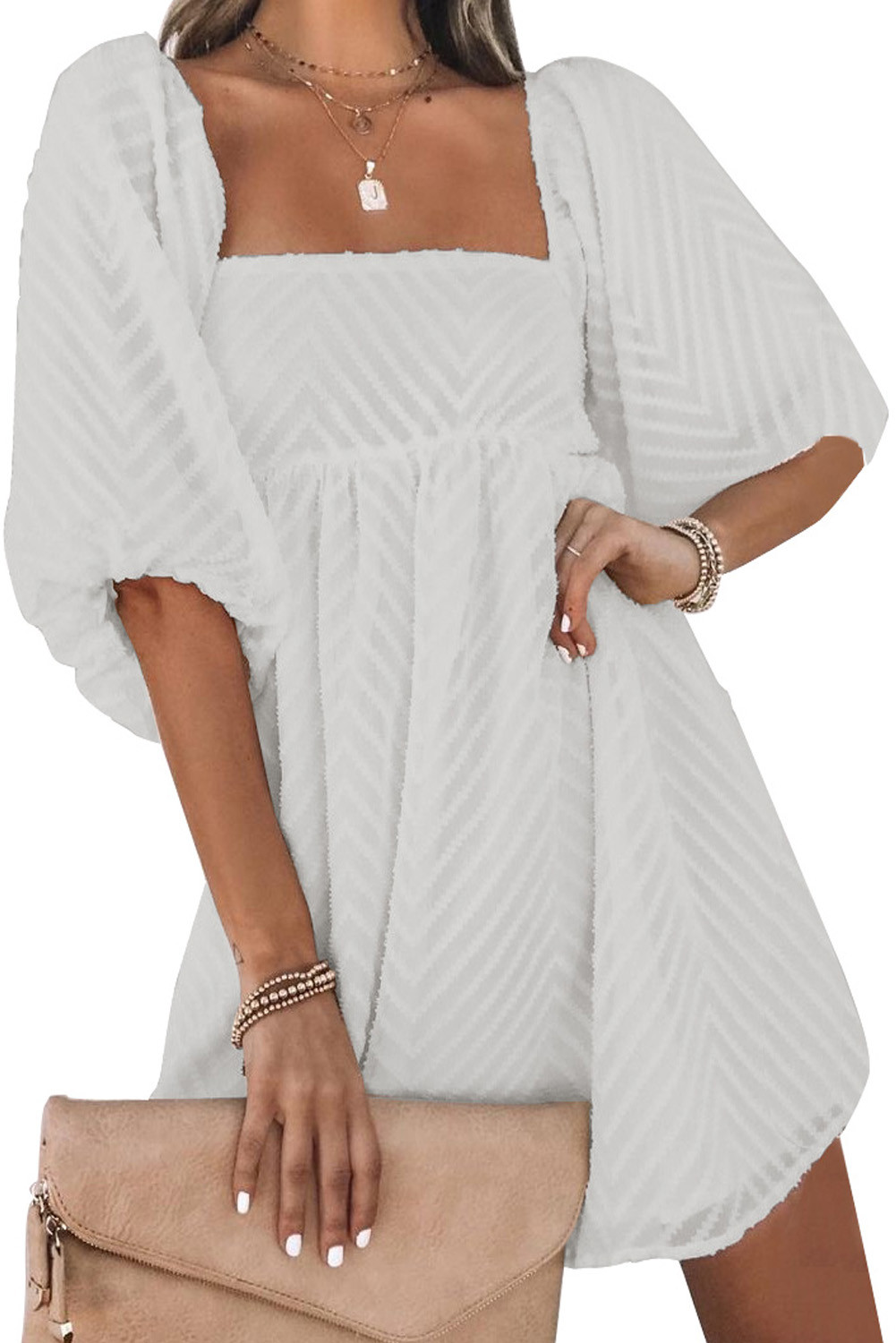 babydoll dress square neck