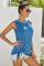 Blue Knot Front Jersey Tank