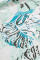 Sky Blue Floral Pattern Buttoned Slip Cami Dress