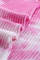 Pink Tie Dye Print Knit Tank Top