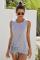 Gray Knot Front Jersey Tank