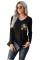 Sunflower Patch Pocket Long Sleeve Top