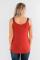 Orange Somewhere Next To You Twist Tank Top