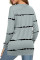 Tie-dye Stripes Gray Sweatshirt