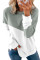 Patchwork Dropped Shoulder Sleeve Sweatshirt
