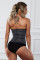 Black 5 Steel Bones Neoprene Belt Waist Trainer with Hook