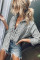 Gray Sweet Mary Crochet Lace Top
