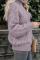 Purple Chunky Turtleneck Sweater