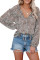 Saint Helena Printed Ruffle Blouse