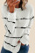 Tie-dye Stripes White Sweatshirt