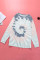 Gray Ombre Tie Dye Loose Leisure Sweatshirt
