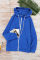 Blue Zip-up Hoodie Jacket
